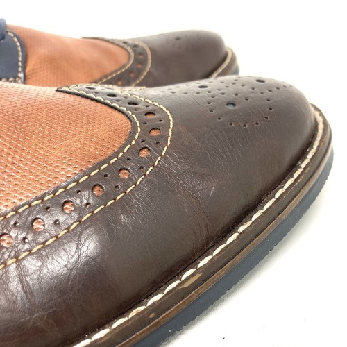 Rieker Mens Wingtip Brogue Synthetic Leather Shoes Smart Casual UK 8 / EUR 42 - Picture 9 of 13