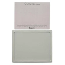 14 x 11 Inch Non-slip Rubber Backed Treasure Bead Mat With Clear Cover Tray