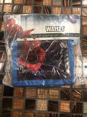 Spider-man 3 ( 2007)  Bi-Fold Marvel Columbia Pictures Plastic Nylon Wallet new 