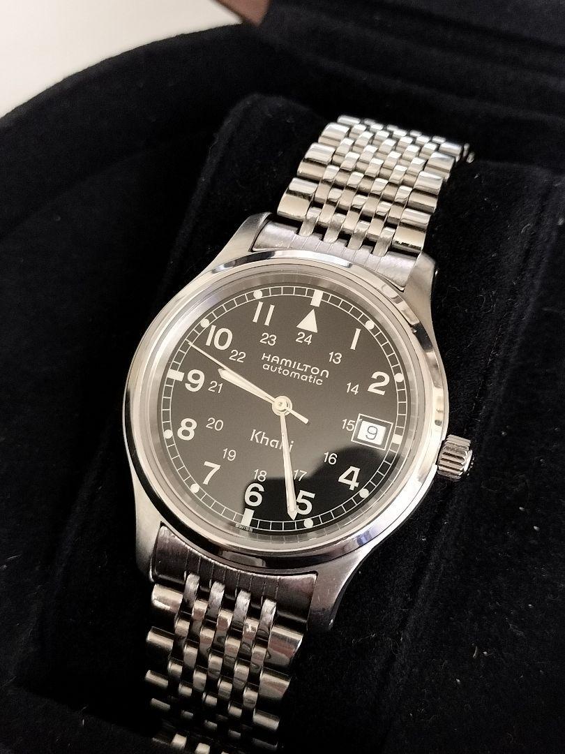 Hamilton Khaki Field 9721B Black Dial Day Automatic Men's Hamilton Khaki Field 9721B Black Dial Day Automatic Men's