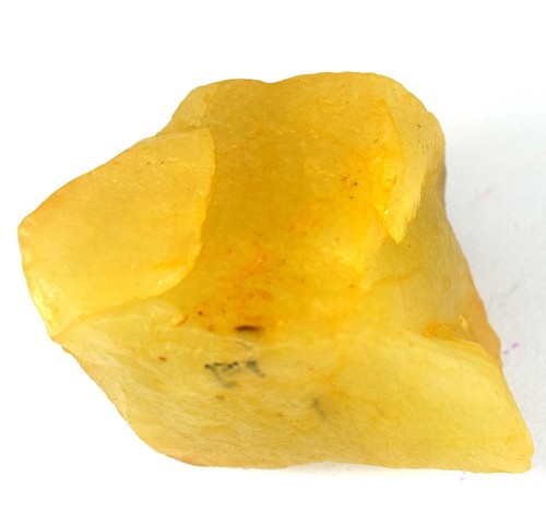 1421 Ct Natural Yellow Sapphire Gemstone Rough Certified K5574 Birthday Gift - Picture 6 of 6