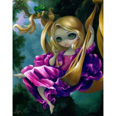 Rapunzel  5D DIY Full Round Drill 30x40cm Diamond Painting