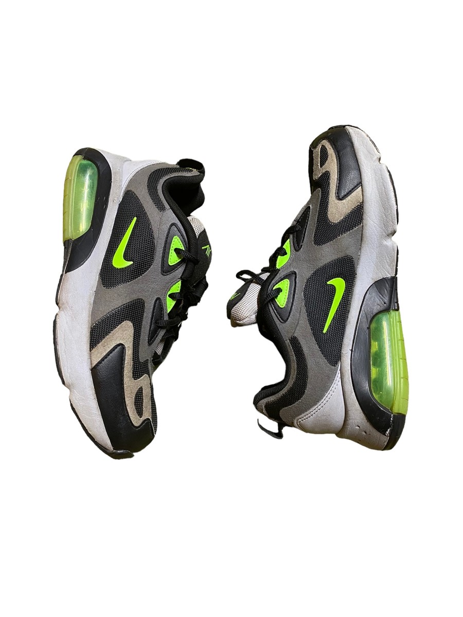 NIKE SIR MAX 200 PS RUNNING SHOE CHARCOAL ELECTRIC GREEN SIZE: 7 s-l400.jpg main image 3