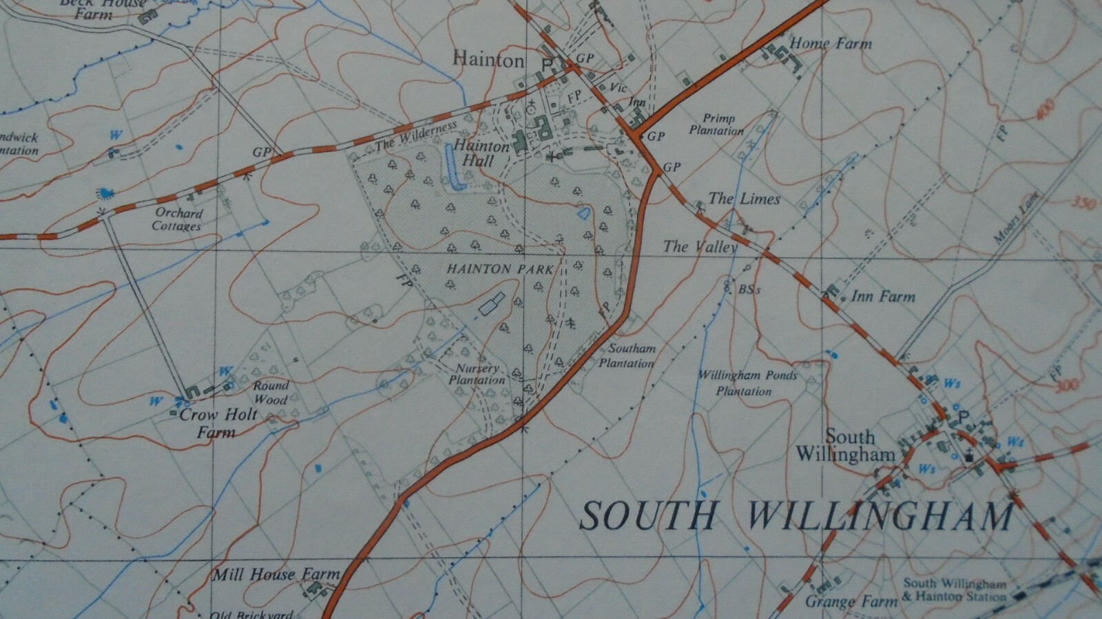 Ordnance Map 2.5" TF18 Market Rasen 1960 Hainton Sixhills Legsby