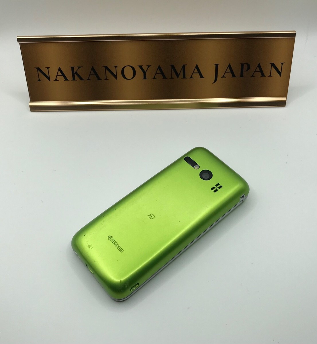 京セラ - ＫYＦ37ＧＲＡTＩNAグリーン KYOCERA GRATINA KYF37 Green Android Flip Phone Unlocked SIM