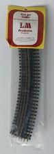 Multi Crafts LM Products HO Scale Train Track Curved Sections 9" Vintage 4 Piece