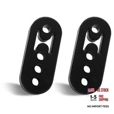 Exhaust Hanger Rubber, Car Muffler Shock Absorber Mount Hanger 2 PCS BLACK