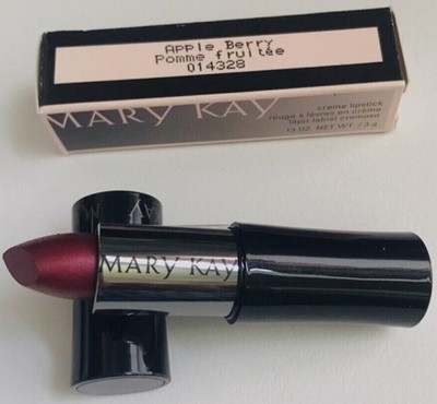 New In Box Mary Kay Creme Lipstick Apple Berry Full Size Fast Ship