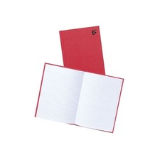 5 Star Manuscript Book Casebound 70gsm Ruled 192 Pages A5 , Red
