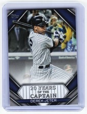 2020 Topps Update #YOC-14 Derek Jeter 20 Years of The Captain New York Yankees