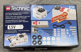 Vintage LEGO Technic #8735 Power Pack Motor Set 9 Volt 1997 New In Sealed Box