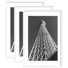 Abtgt 3-Pack 24x36 Poster Frame for 20x30 Photo w/ Mat or 24x36 Wall Mount