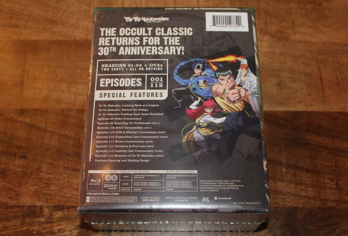 Yu Yu Hakusho: 30th Anniversary Box Set (17-Blu-ray, 2023) | eBay