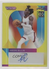 2022-23 Leaf Vivid 30/50 Keon Ellis #BA-KE1 Auto fl4
