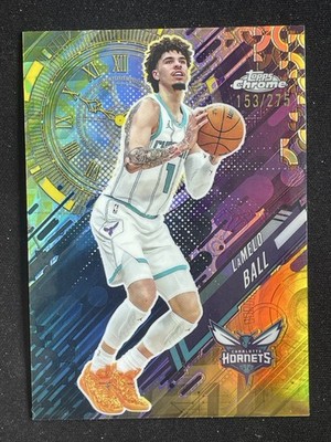 LaMelo Ball 2025-26 Topps Chrome Go Time Yellow Refractor /275 #GT-1
