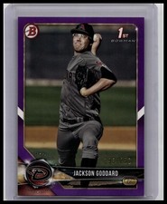 2018 Bowman Draft #BD-147 Jackson Goddard Purple #/250