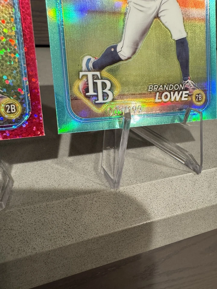 ENORME Lote de Cartões de Beisebol Tampa Bay Rays 225+! Jersey Patch-Auto-Numerado-Rookies!! - Imagem 4 de 4