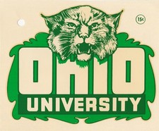 Ohio University Bobcats Vintage 12x8in Metal Sign Collectible New