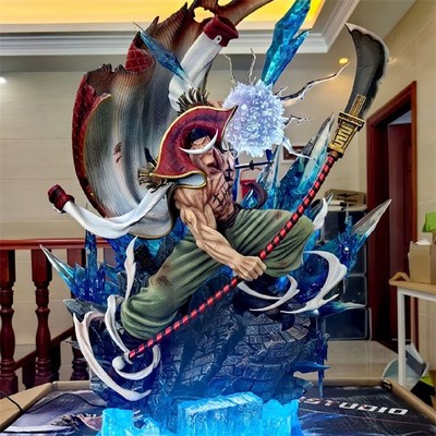 16'' White Beard Edward Newgate PVC Figure Statue Toy Gift w/ Led Base Decoration