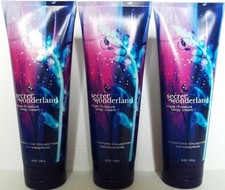 Bath Body Works SECRET WONDERLAND Triple Moisture Body Cream, NEW x 3