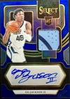 2023-24 Panini Select GG Jackson II Rookie Auto RC Patch Blue Prizm #/49
