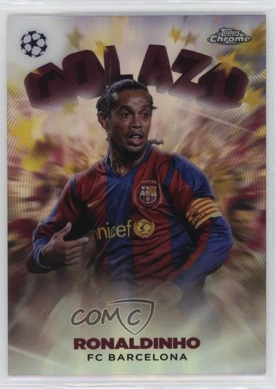 2022-23 Topps Chrome UEFA Club Competitions Ronaldinho #G-12 for