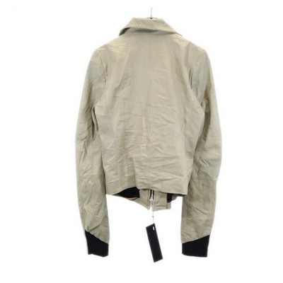 ジャケット・アウター EKAM sheep leather jacket EKAM Sheepskin leather jacket L Light gray Sheep leather Women | eBay