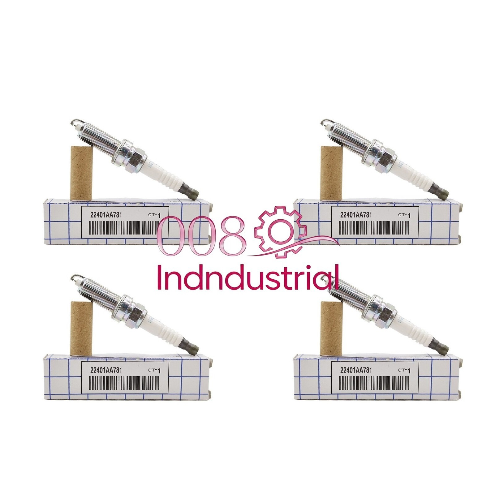 4packs FOR Subaru Spark Plugs Part# 22401AA781 ngk SILZKAR7B11