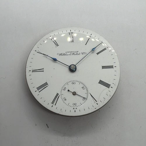 Waltham 83 Mdl 18s Antique OF Pocket Watch Movement Good Balance For Repair 863￼