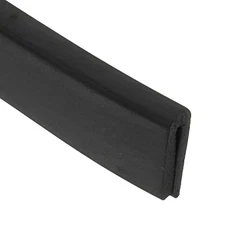 1/8" 13FT Rubber Edge Trim, Flexible U Channel Edge Guard Protector, Black