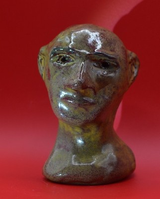 ''Atlantis Memory 1'' - Expensive Original Clay Sculpture. Hand made & glazed.