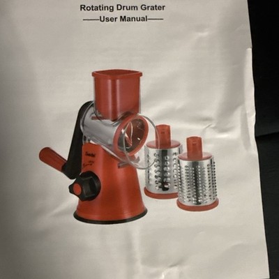 Geedel PS-336AR1 Rotary Cheese Grater - Red