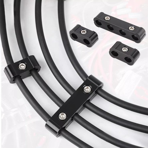 Spark Plug Wire Separator Spark Plug Wire Divider Fits For 8 9 10mm Black 12Pcs - Picture 2 of 8