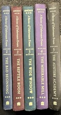 Lemony Snicket A Series Of Unfortunate Events Book Lot 1 - 5 - 1st Edition HC