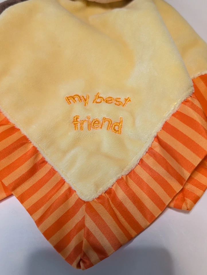 Garanimals Baby мягкий безопасности одеяло милый плюшевая обезьяна атлас мой лучший друг - Изображение 4 из 4