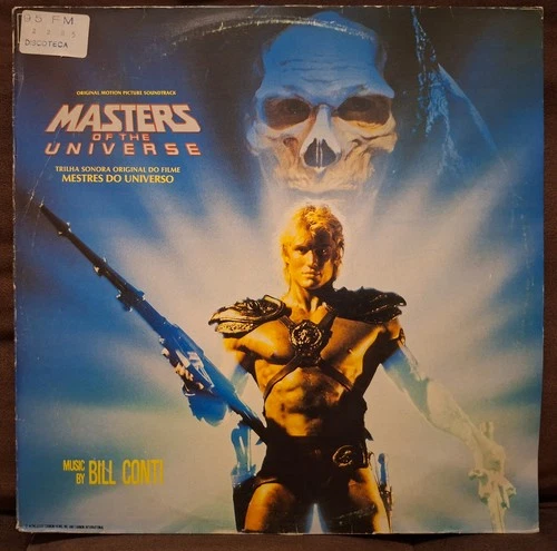 BILL CONTI LP MASTERS OF UNIVERSE Orig 87' OST HE-MAN SKELETOR VG BRAZIL PRESS
