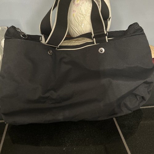 Bolso de Mano Ligero LACOSTE Para Mujer Antracita Rayas De Colección Ciudad Informal - Imagen 13 de 13