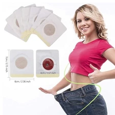 60pcs Belly Patches Detoxifying Burn Fat Pads Fat Burning Beauty Body Convenient