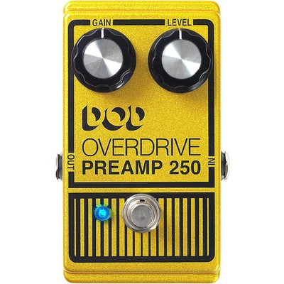 DOD Analog Overdrive Preamp 250 Guitar Pedal wTrueBypassLED Refurbished