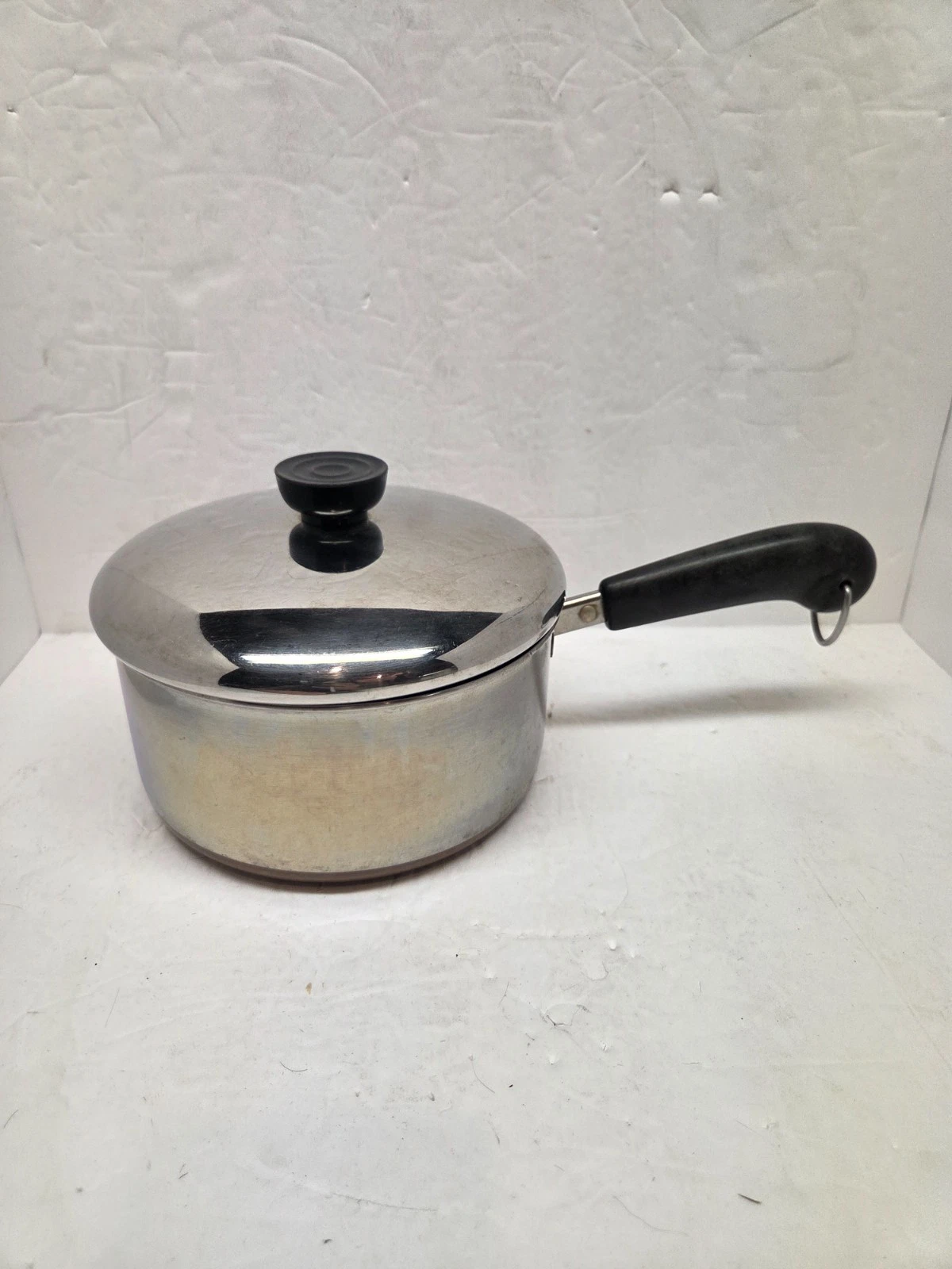 Revere Ware 1801 2 Qt. Sauce Pan Pot Copper Clad (1982) with Lid - Clinton, ILL
