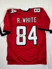 Roddy White Signed Atlanta Red Football Jersey (Beckett)