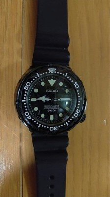 SEIKO Marinemaster SBBN035 Quartz Watch Ninja Tuna 300m Diver Discontinued