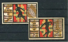 Blankenese 2 Scheine Notgeld / Dockenhuder Turnerschaft .................2/29832