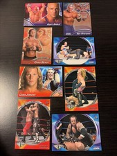 WWE Italian Card Lot Angle Undertaker Benoit Y2J Mysterio Gold Foil Apocalypse