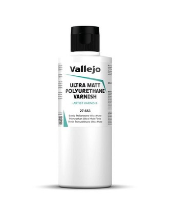 Auxiliaries: Ultra Matt Varnish (200ml) - Vallejo