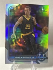 2021-22 Bowman U Warriors Patrick Baldwin Jr RC #26- Chrome 1st Bowman Refractor