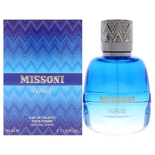 Missoni Men's Wave EDT Spray 1.7 oz Fragrances 8011003858149