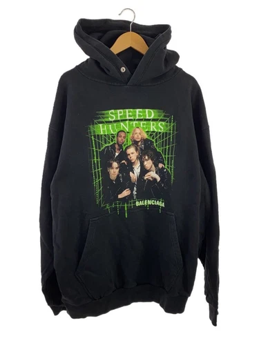 Felpa con cappuccio BALENCIAGA nera S usata