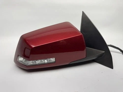 2015-17 Acadia Traverse Passenger Right Mirror power fold blind spot Crimson Red
