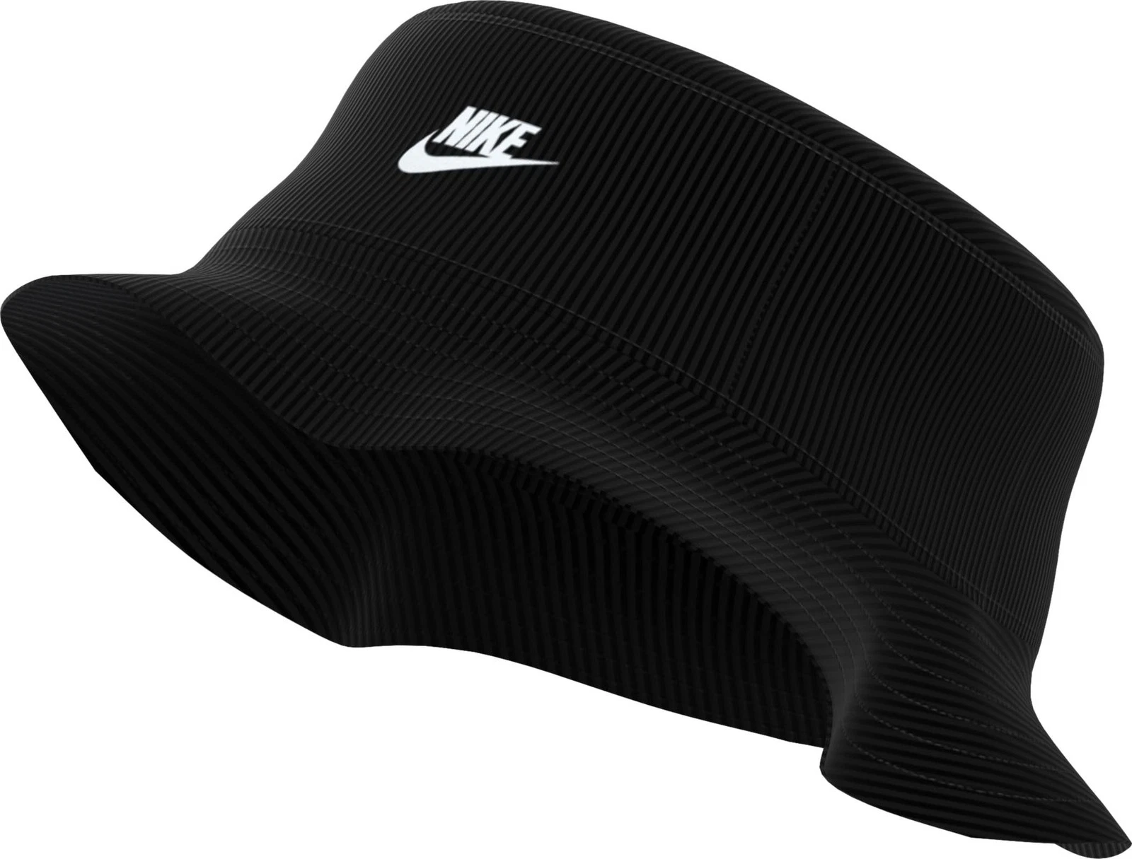 Nike Apex Corduroy Bucket Hat Unisex Small Black Polyester Cotton Lined New